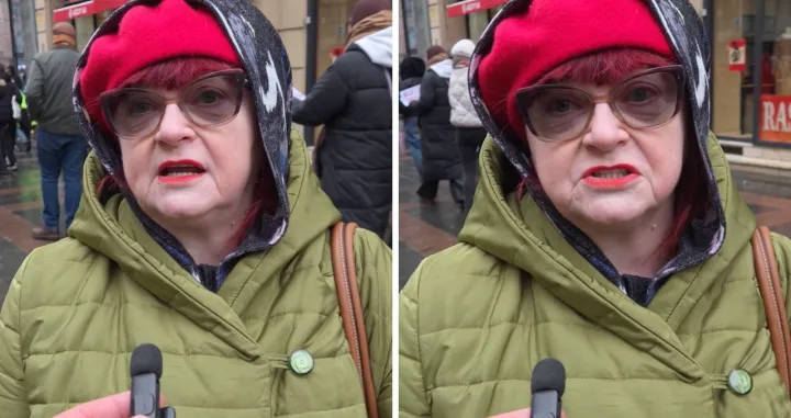 Sarajka o&scaron;tro o političarima na protestima/Nedim Fetahović