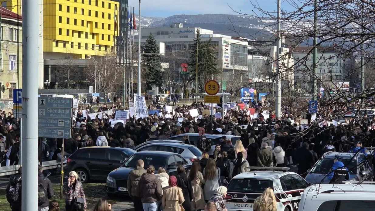  Novi protesti u Sarajevu/Nedim Fetahović