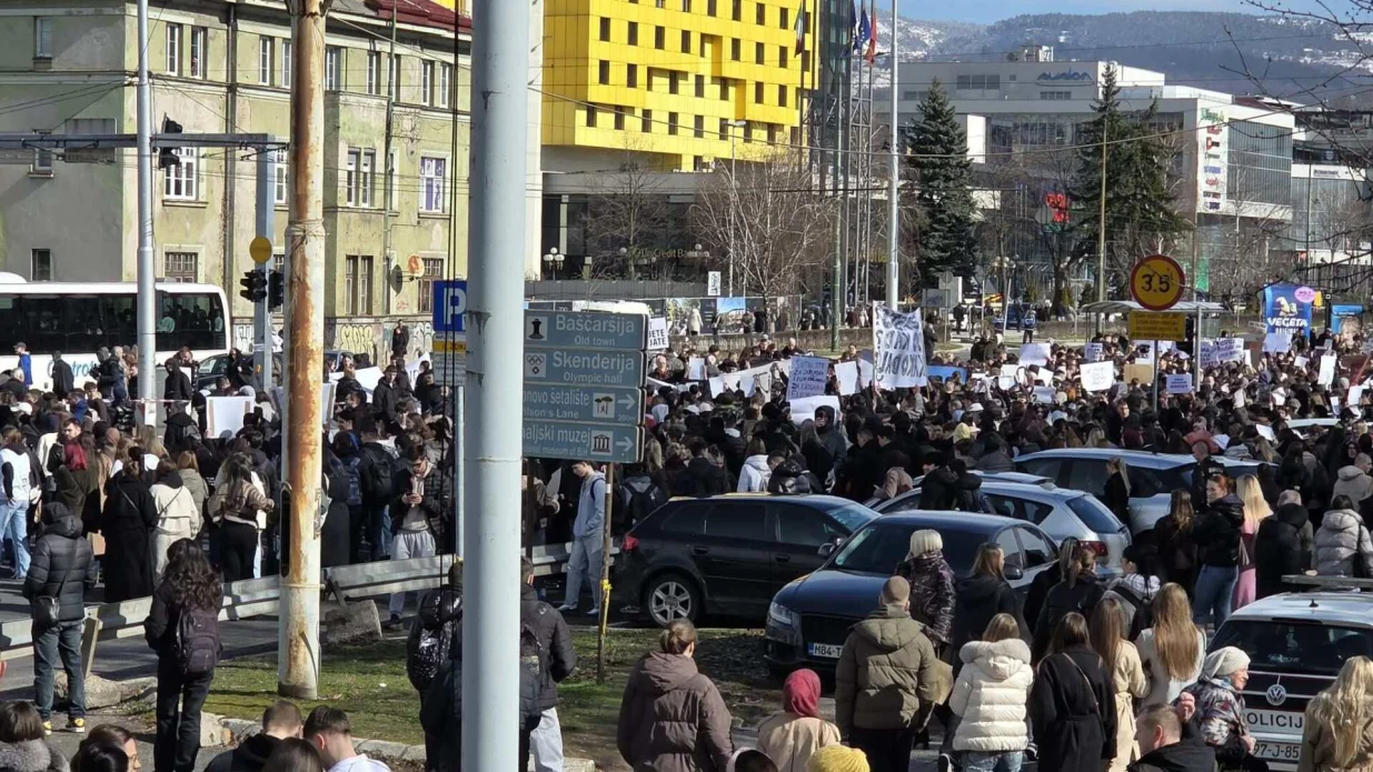  Novi protesti u Sarajevu/Nedim Fetahović