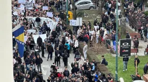 Protest zbog tramvajske nesreće/Amir Papić