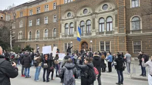 Protest zbog tramvajske nesreće/Nedim Fetahović
