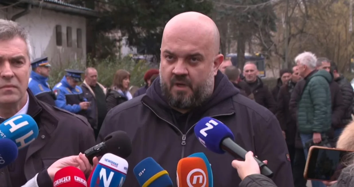 Adnan &Scaron;teta, ministar saobraćaja KS, obraćanje, GRAS, tramvajska nesreća/Prtsc