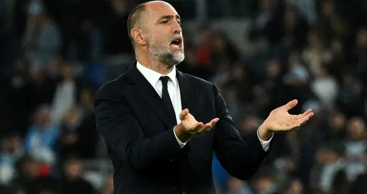 FILE PHOTO: Soccer Football - Serie A - Lazio v Juventus - Stadio Olimpico, Rome, Italy - October 26, 2025 Juventus coach Igor Tudor during the warm up before the match REUTERS/Alberto Lingria/File Photo/Foto: Alberto Lingria