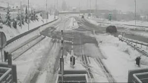 Autocesta A1 Tarčin, snijeg na putu//