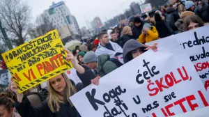 Protest zbog tramvajske nesreće kod Zemaljskog muzeja/Damir Deljo