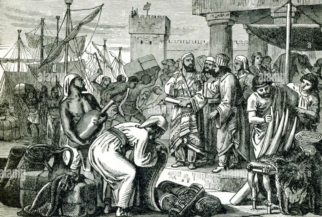 SLAVNA PROSLOST: Grafika koja prikazuje feničansko doba, vrijeme kada su pretci danasnji Libanaca gospodarili Mediteranom/