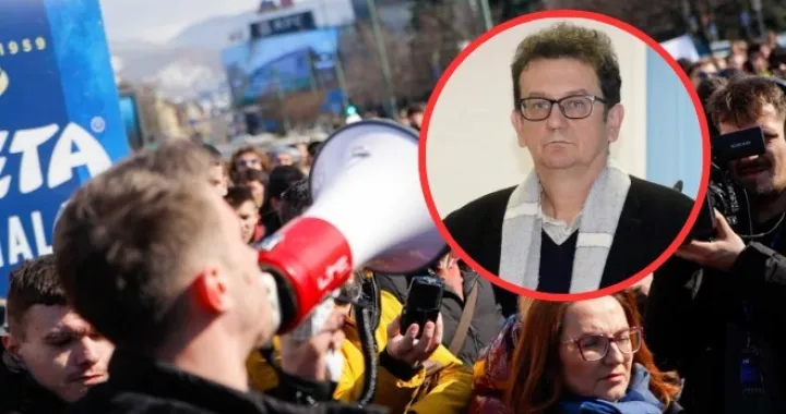 Asim Mujkić o protestima/Oslobođenje