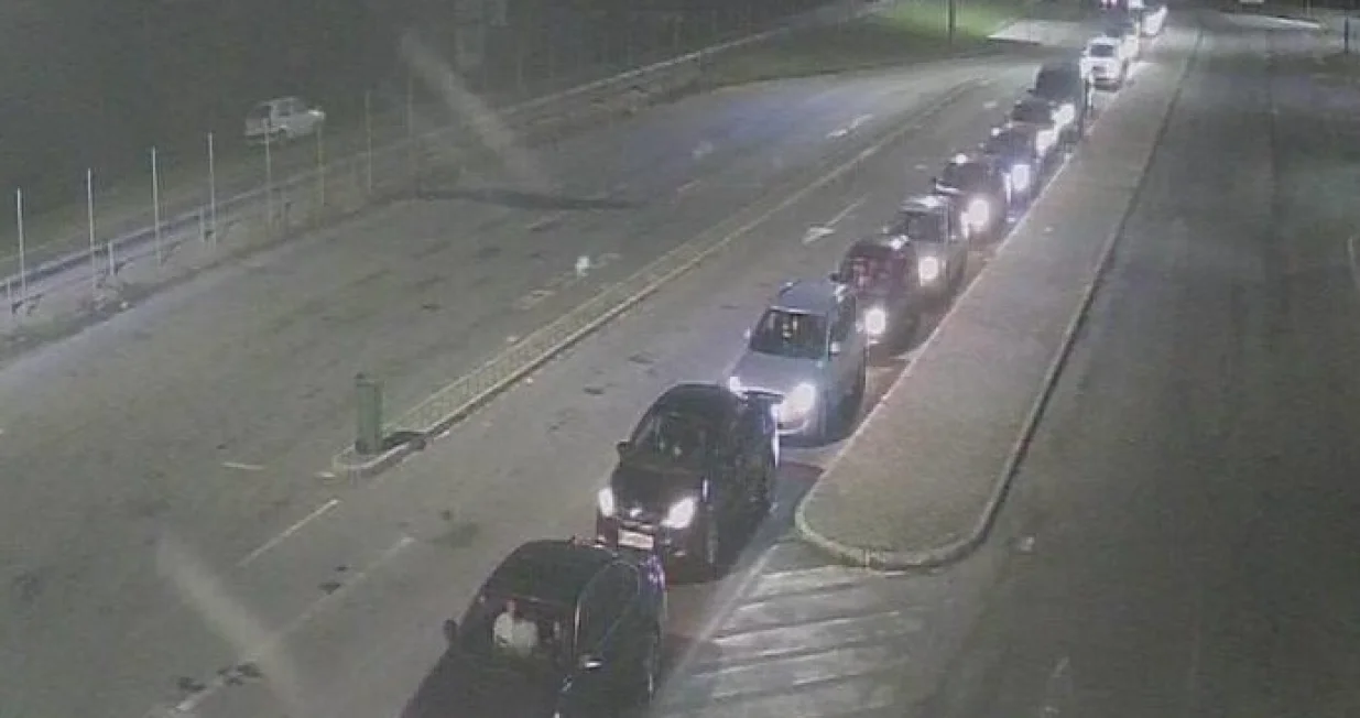 Granični prijelaz Gradina, gužva na izlazu iz BiH/Bihamk