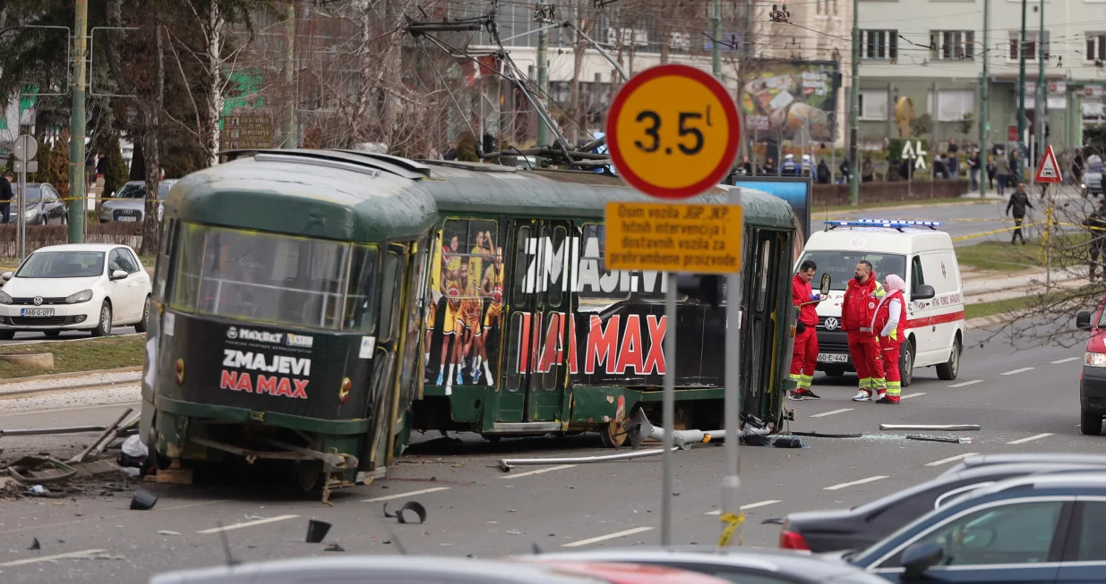 Te&scaron;ka tramvajska nesreća kod Zemaljskog muzeja./Senad Gubelić