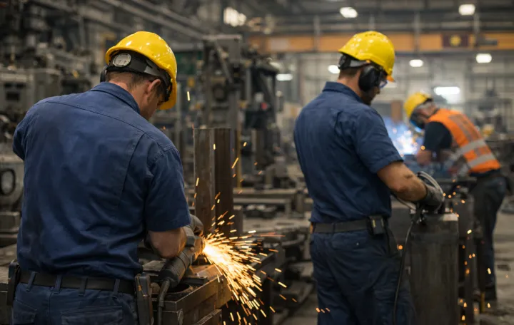 Radnici, tvornica/Ilustracija/ChatGPT/