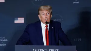 FILE PHOTO: Former U.S. President Donald Trump delivers remarks at the America First Policy Institute America First Agenda Summit in Washington, U.S., July 26, 2022. REUTERS/Sarah Silbiger/File Photo/Sarah Silbiger