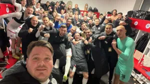 HŠK Zrinjski nakon remija sa Crystal Palace/Foto: 