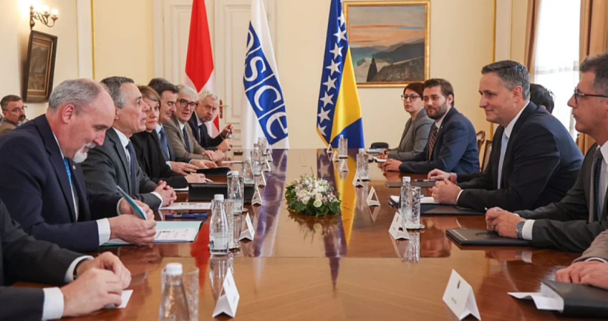 Denis Bećirović i Ignazio Cassis/