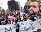 Jedan od učesnika protesta bio je Adnan Hamza iz Sarajeva//