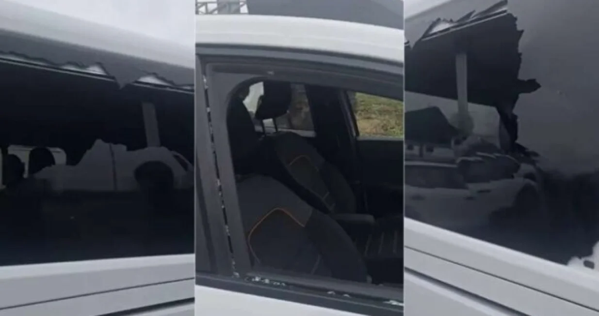 Napad na kombi sa vaterpolistima Borca/Foto: 