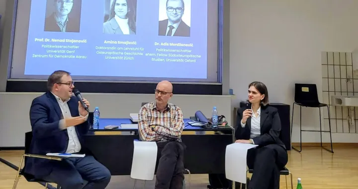 Javna tribina o postdejtonskoj Bosni i Hercegovini održana je&nbsp;u Z&uuml;richu/Mensud Aliću&scaron;ić