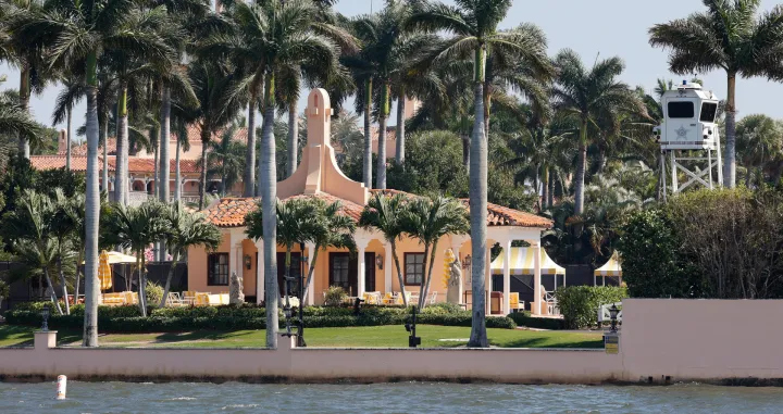 U.S. President Donald Trump's Mar-a-Lago resort, after U.S. Secret Service and local police shot and killed a man armed with a shotgun after he breached a secure perimeter of the Mar-a-Lago resort in Palm Beach, Florida, U.S. February 22, 2026. REUTERS/Marco Bello/Marco Bello