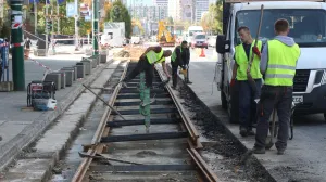 Rekonstrukcija tramvajske pruge na Marin Marijin Dvoru ispred scc-a/Senad Gubelić