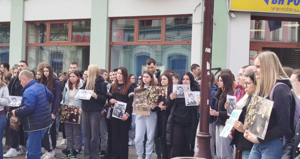 Okupljanje građana, Brčko, Erdoan Morankić/Rtv Puls Brčko