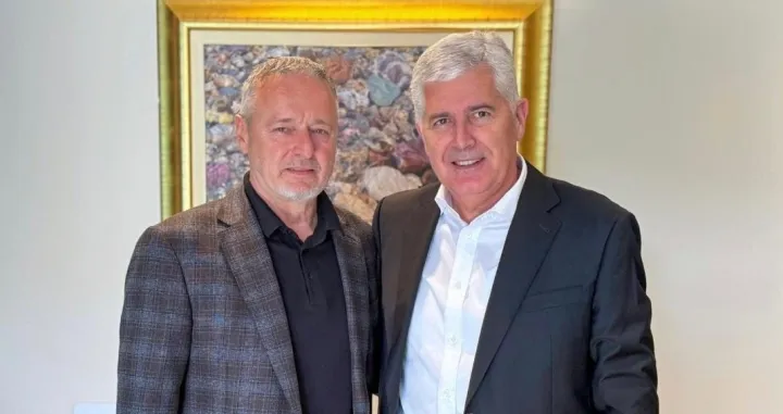 Čović i Thompson u sjedi&scaron;tu HDZ-a u Mostaru/Screenshot