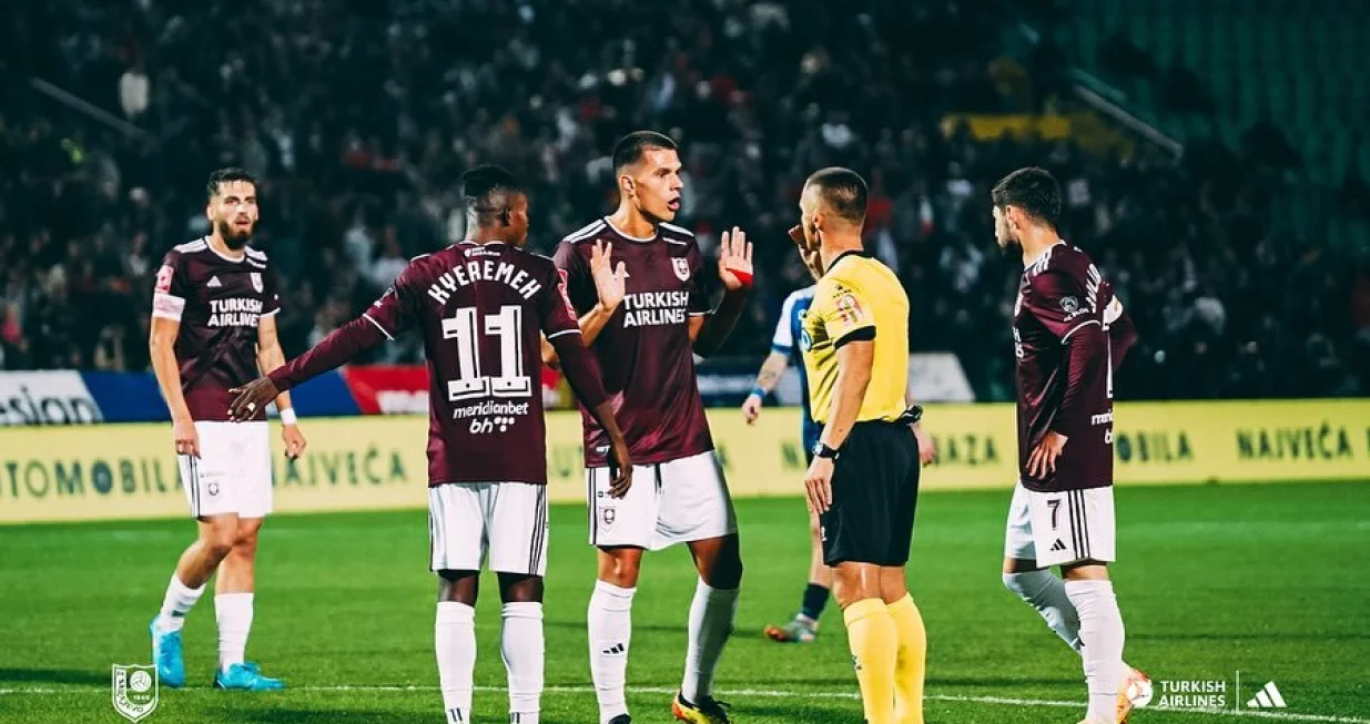 FK Sarajevo - FK ŽeljezničarAdmir MusićGiorgi GuliashviliFrancis KyeremehEldar Mehmedović/Foto: 