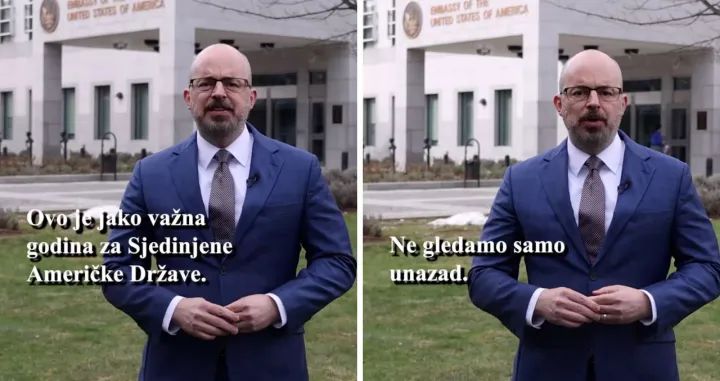 John Ginkel se obratio/Ambasada Sad U Bih