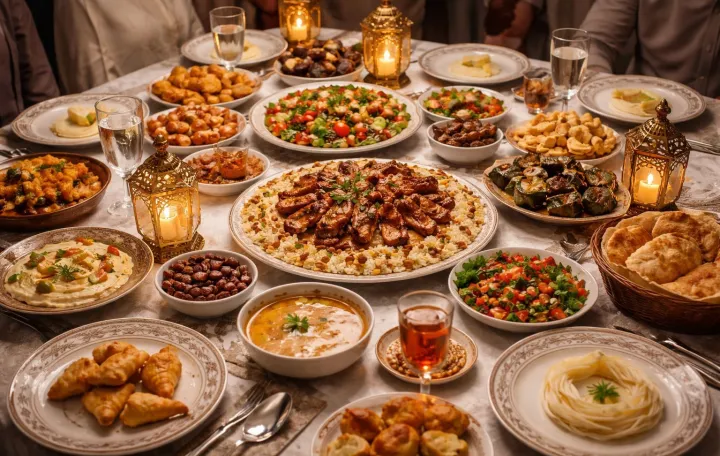 Iftarska trpeza/Ilustracija