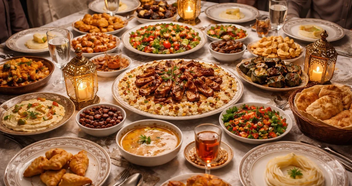 Iftarska trpeza/Ilustracija