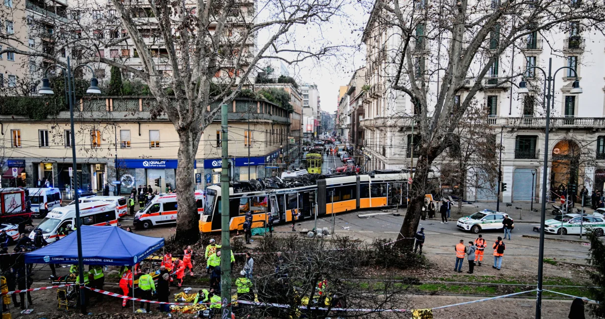 Tramvajska nesreća u Milanu/Daniele Mascolo