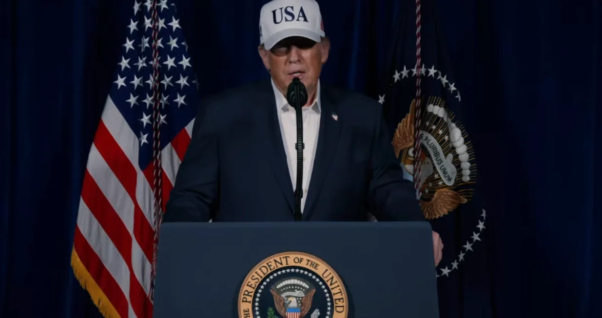 Obraćanje Trumpa o napadu na Iran/Screenshot