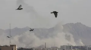 Smoke rises following an explosion, after Israel and the U.S. launched strikes on Iran, in Tehran, Iran, February 28, 2026. Majid Asgaripour/WANA (West Asia News Agency) via REUTERS ATTENTION EDITORS - THIS PICTURE WAS PROVIDED BY A THIRD PARTY  TPX IMAGES OF THE DAY/Majid Asgaripour