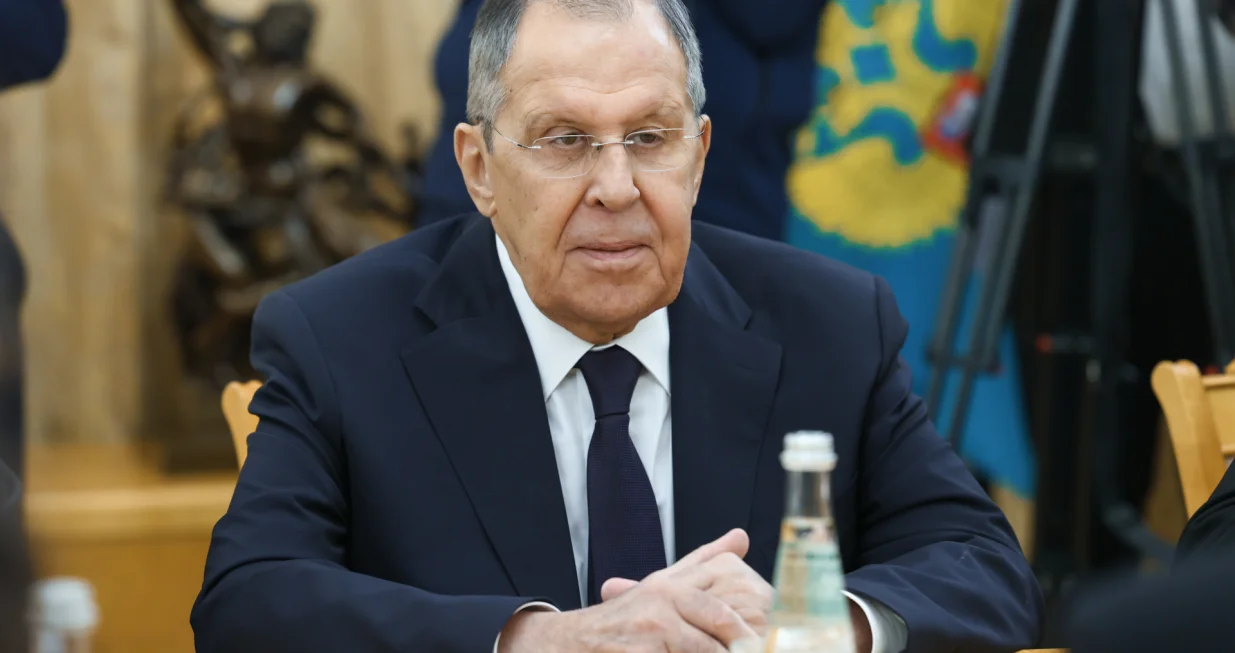MOSKVA, RUSIJA - 9. DECEMBAR: Ruski ministar vanjskih poslova Sergej Lavrov i maД'arski ministar vanjskih poslova Peter Szijjarto sastali su se u Moskvi, Rusija, 9. decembra 2025. (Russian Foreign Ministry - Anadolu Agency)/