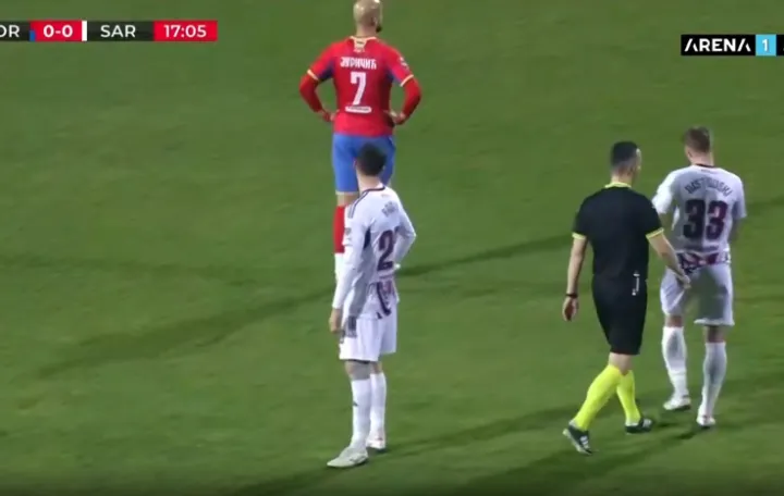 Armin Kukić prekinuo utakmicu/Foto: 
