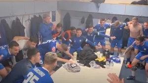 Igrači Širokog Brijega slave važnu pobjedu protiv Sloge (FOTO: Screenshot/Facebook)/Foto: 