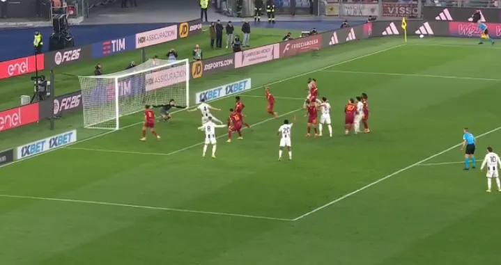 Remi Rome i Juventusa na Olimpicu (FOTO: Screenshot)/Foto: 