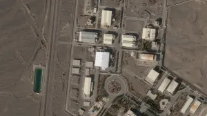 A satellite imagery taken on January 30, 2026 shows a new roof over a previously destroyed building at Natanz nuclear site, Iran.  2026 PLANET LABS PBC/Handout via REUTERS THIS IMAGE HAS BEEN SUPPLIED BY A THIRD PARTY. MANDATORY CREDIT./2026 Planet Labs Pbc