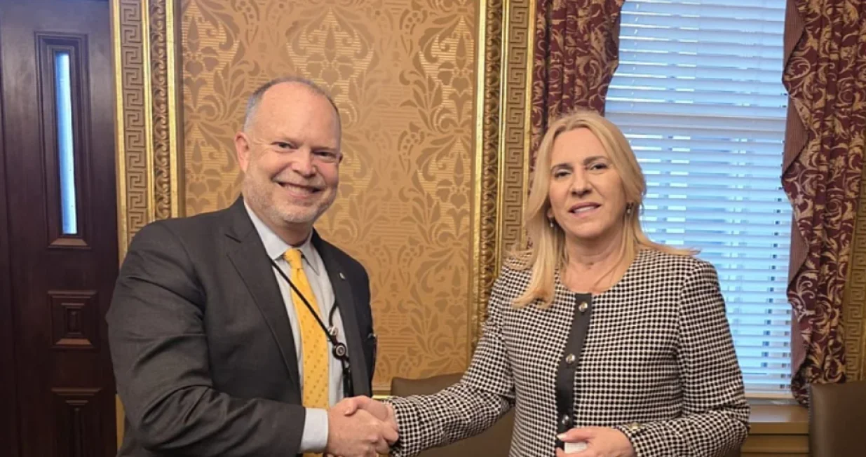 Željka Cvijanović i Charles McLaughlin/