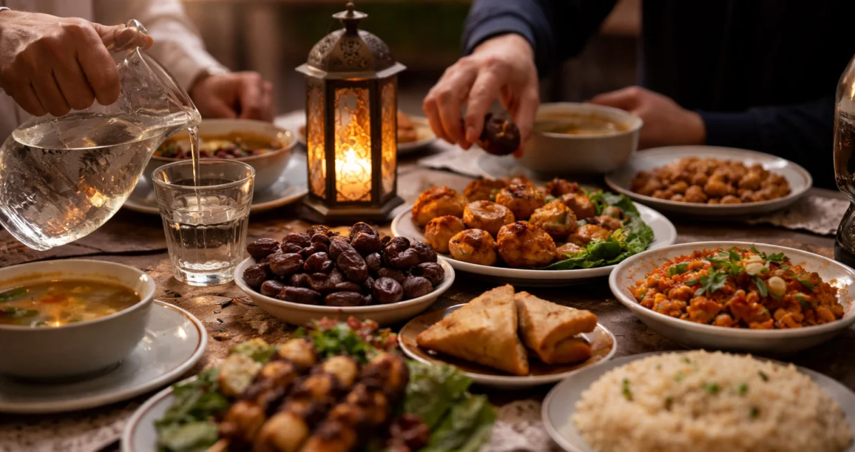 Iftarska trpeza/Ilustracija