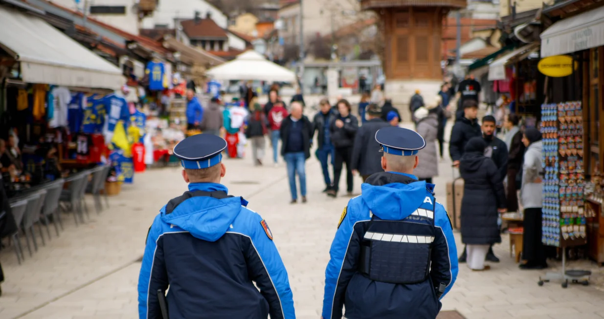 Policajci MUP KS na Ba&scaron;čar&scaron;iji/Damir Deljo