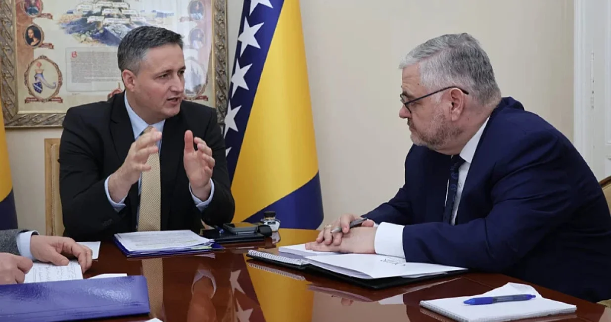 Bećirović i Crishock/Predsjedni&scaron;tvo Bih