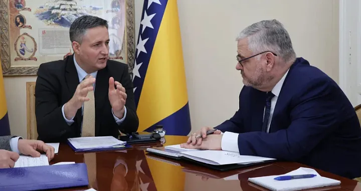 Bećirović i Crishock/Predsjedni&scaron;tvo Bih