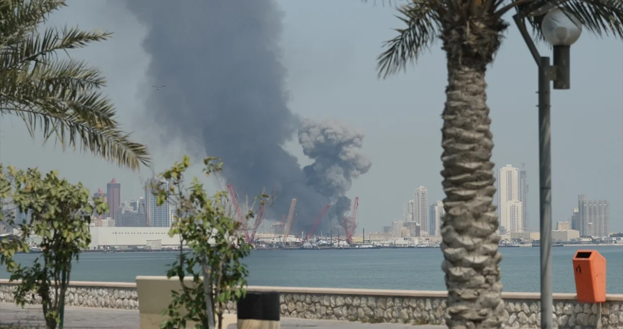 Iranski napad, raketni napad na flotu američke mornarice, Manama/Anadolija