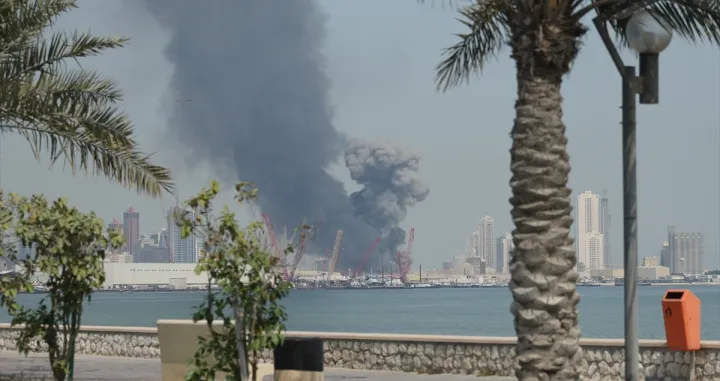 Iranski napad, raketni napad na flotu američke mornarice, Manama/Anadolija