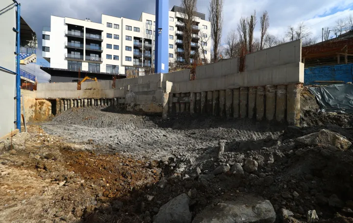 Radovi na izgradnji južne tribine/Foto: 