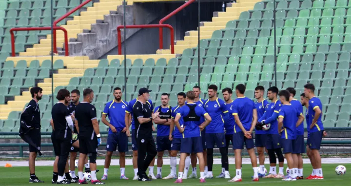 Trening fudbalske reprezentacije BiH na stadionu Ko&scaron;evo/Foto: Sanel Konjhodžić/sport1