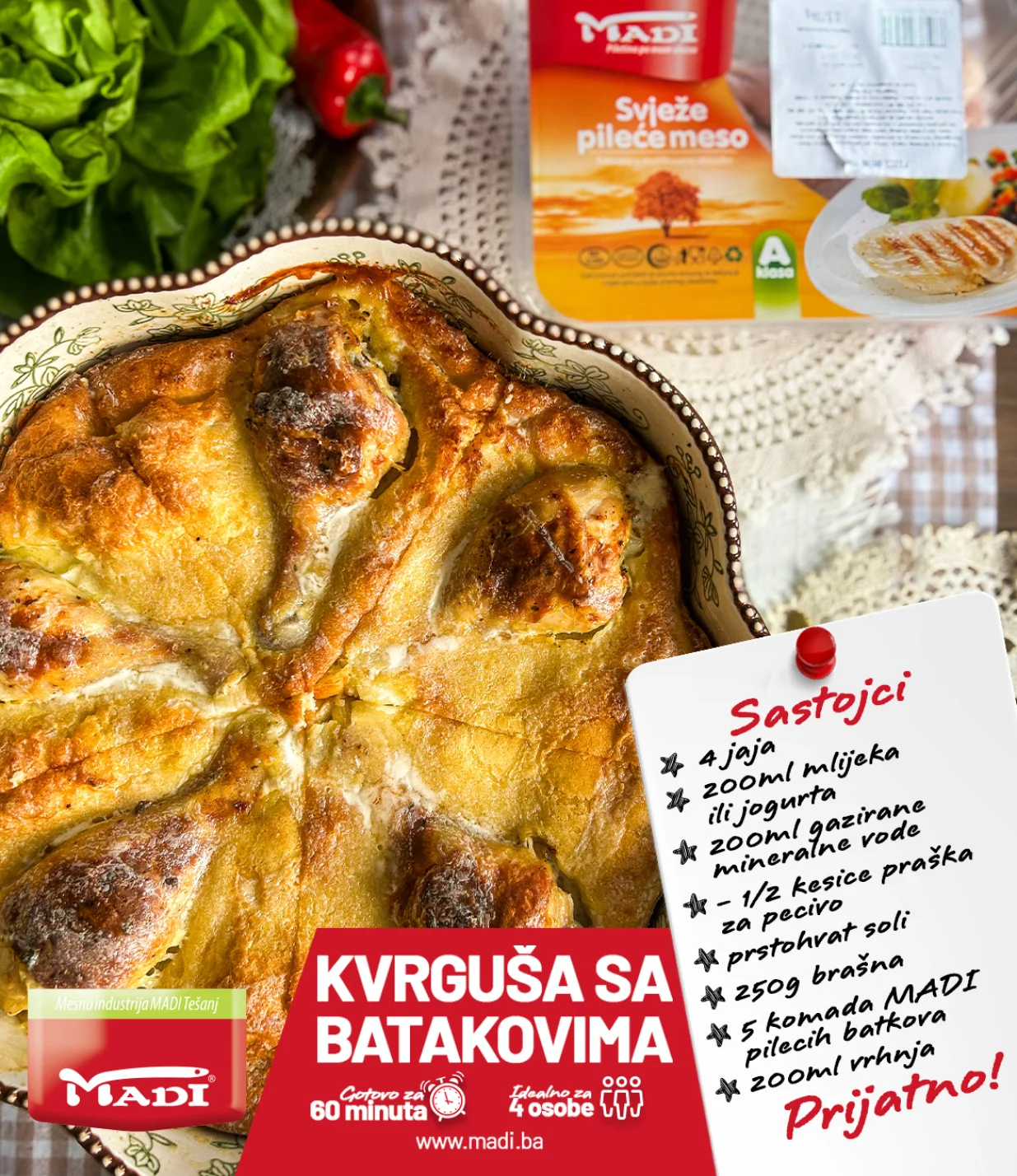 Madi recept: Kvrgu&scaron;a s batacima//