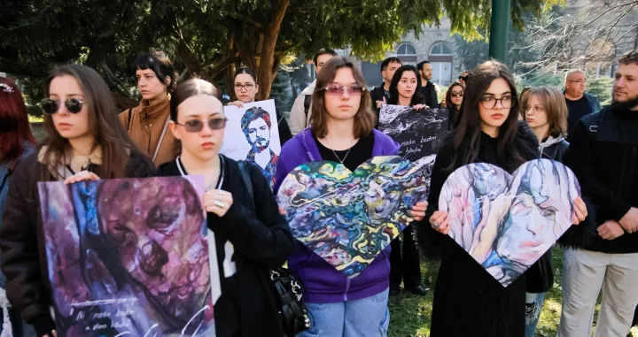 Protest građana ispred zgrade Vlade Kantona Sarajevo/Damir Deljo