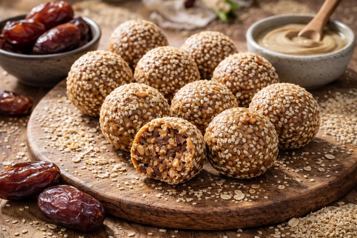 Kuglice od hurmi i susama/Ilustracija