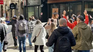 Protest u Sarajevu/Amir Papić
