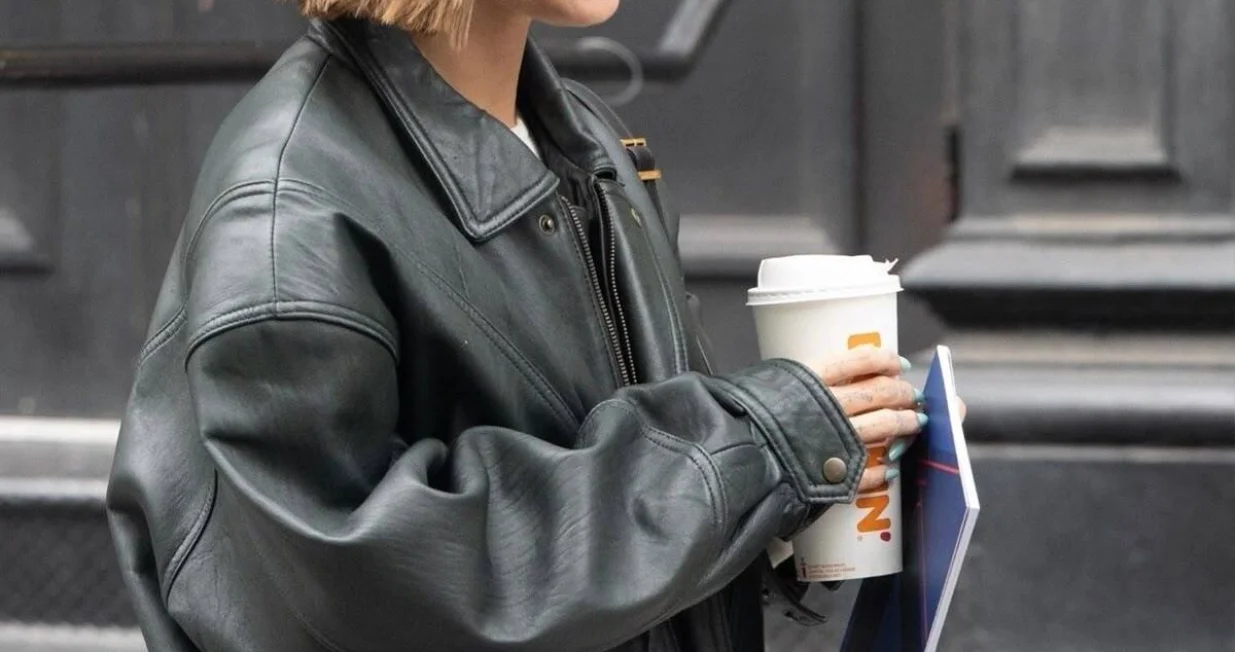 Kožna bomber jakna//